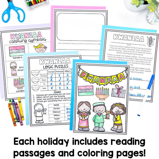 Kwanzaa Activities | Worksheets