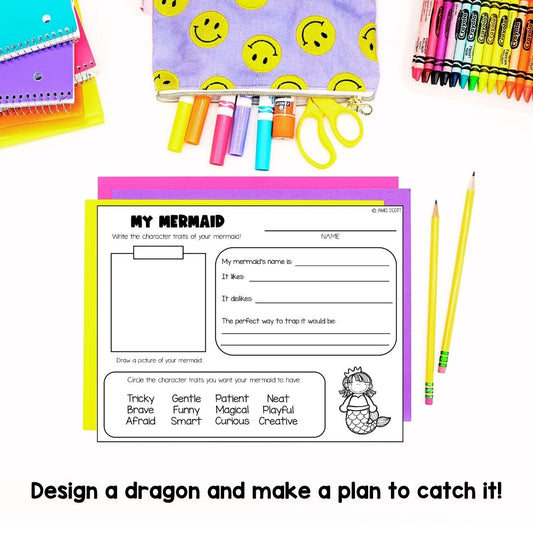 How to Catch a Mermaid | Creative Writing Prompts | Mermaid Theme