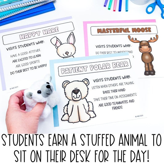 PBIS Pals | Classroom Decor Behavior Management System | Arctic Animals Theme