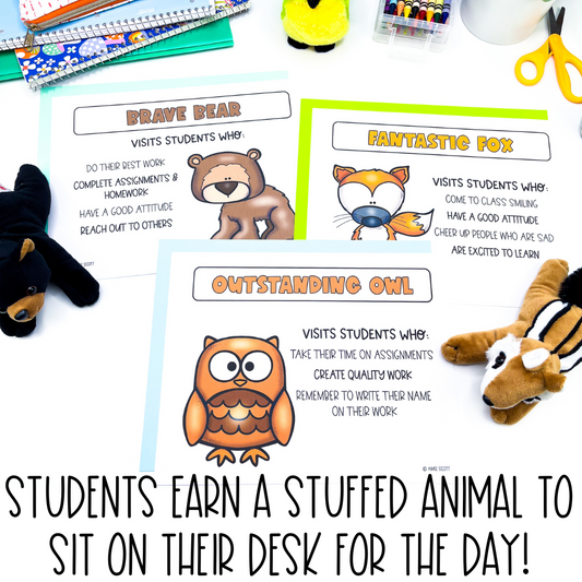 PBIS Pals | Classroom Decor Behavior Management System | Forest Animal Pack