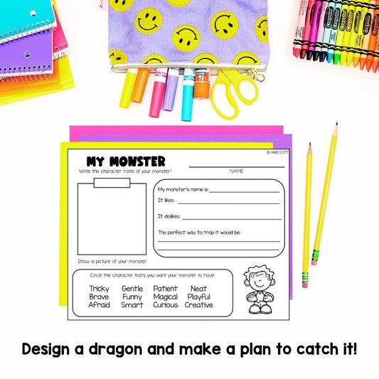 How to Catch a Monster | Creative Writing Prompts | Halloween Activities Theme