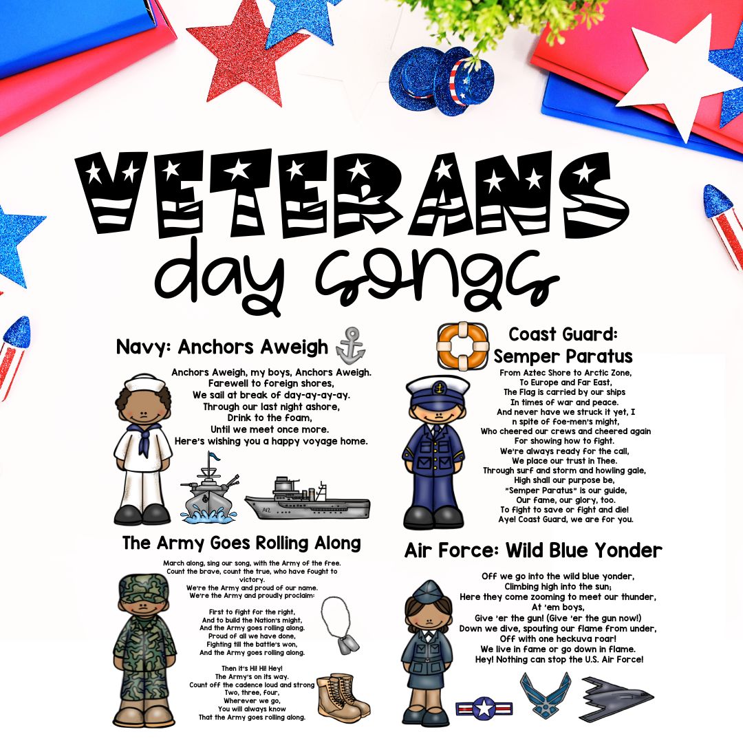 elementary-school-sing-along-military-song-posters-veterans-day-aimeesedventuresllc for Free Printable Veterans Day Posters Elementary School Sing-Along Military Song Posters | Veterans Day – AimeesEdventuresLLC for Free Printable Veterans Day Posters