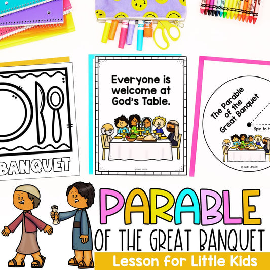 Parables of Jesus BUNDLE | Sunday School Lessons | Coloring Pages for Kids