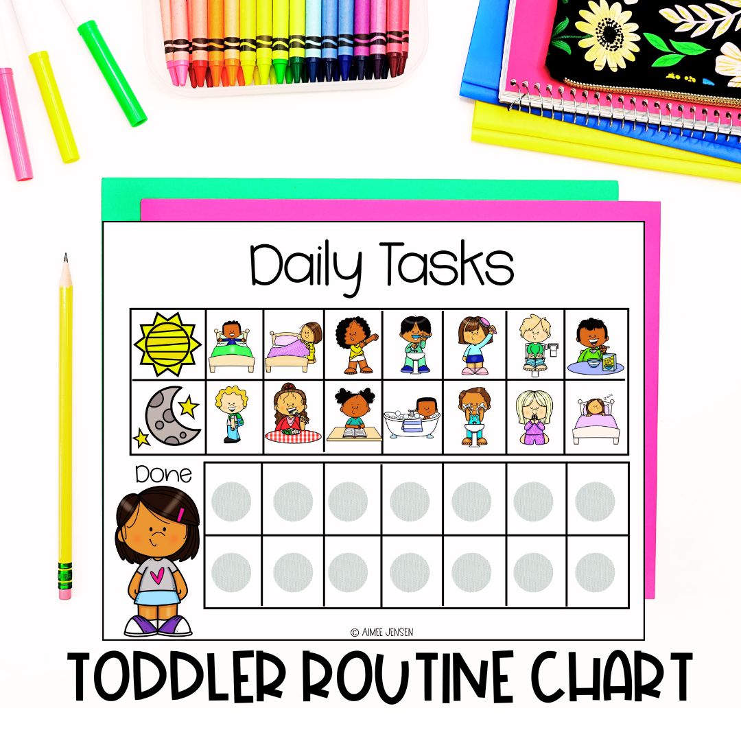 Kids Daily Responsibilities Chart | Printable Daily Routine