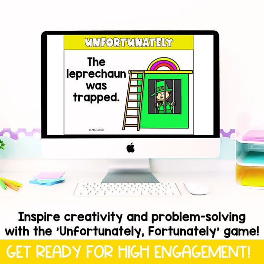 Morning Meeting Slides | St. Patrick's Day Activities | Spring Writing Prompts