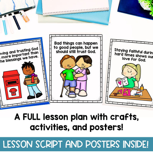 Sunday School Lessons | The Story of Job | Bible Lessons Kids