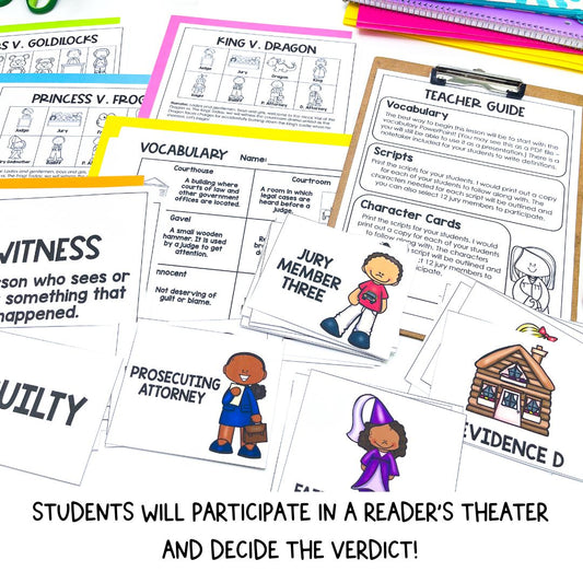 Mock Trial Script | Point of View | Social Studies Activity