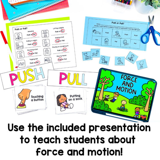 Force and Motion | Fun Science Activities | Science Presentation