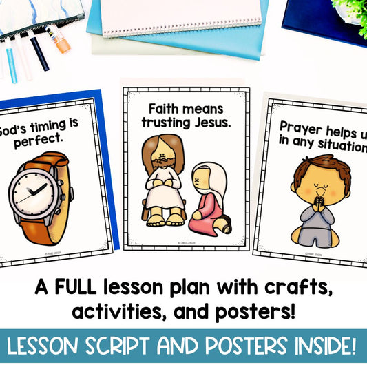 Sunday School Lessons | Bible Lessons Kids | Lazarus | Coloring Page