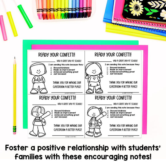 Positive Notes Home | Printable Templates with Seasonal Options