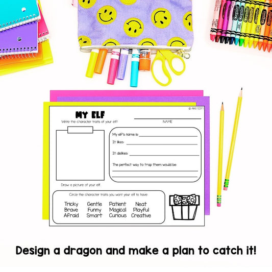 How to Catch an Elf | Creative Writing Prompts | Winter and Christmas Themed