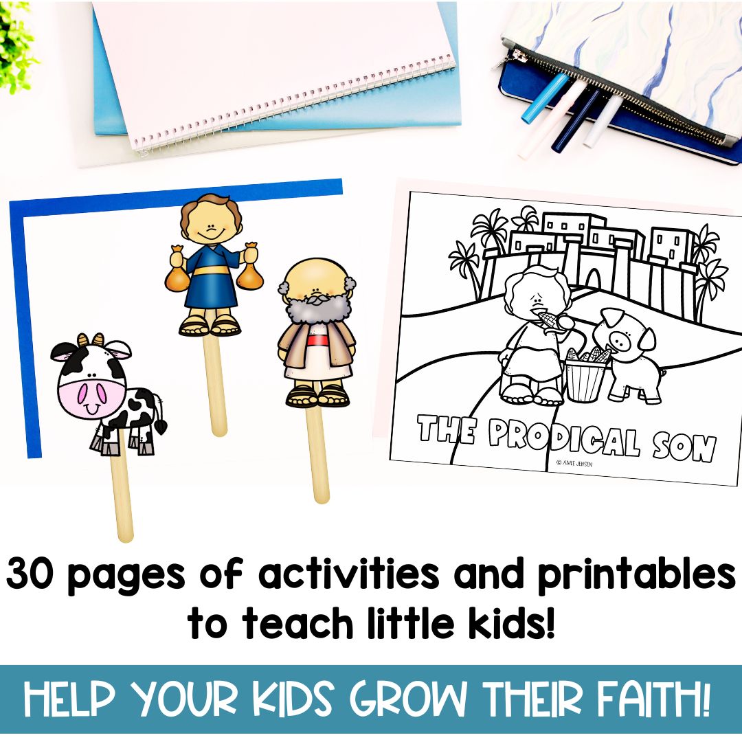 Sunday School Lessons | Bible Lessons Kids | The Prodigal Son | Coloring Page
