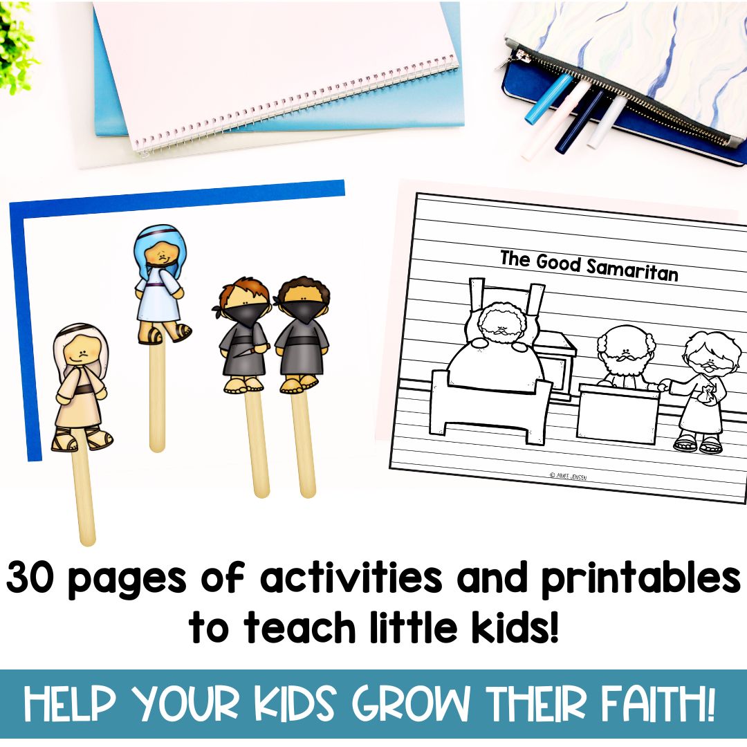 Sunday School Lessons | Bible Lessons Kids | The Good Samaritan | Coloring Pages