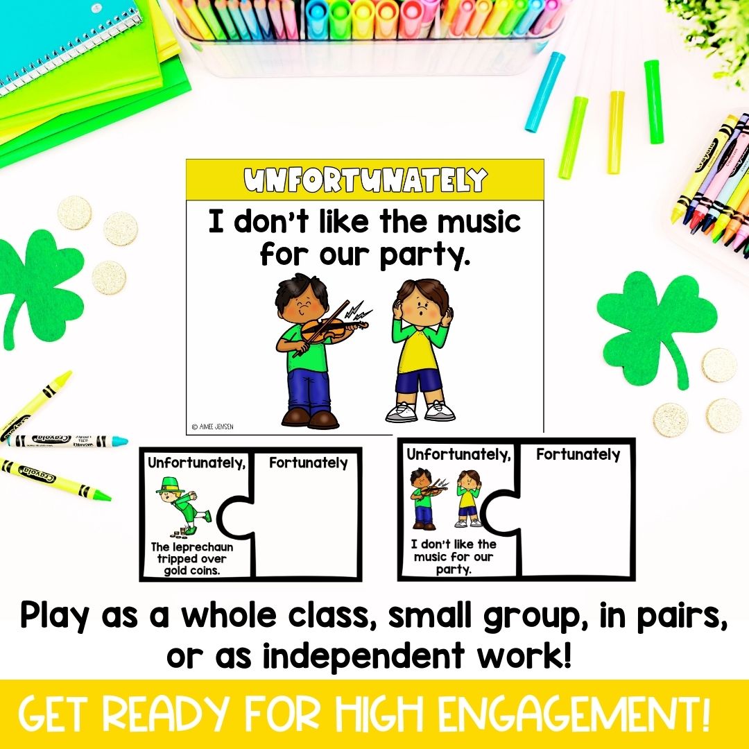 Morning Meeting Slides | St. Patrick's Day Activities | Spring Writing Prompts