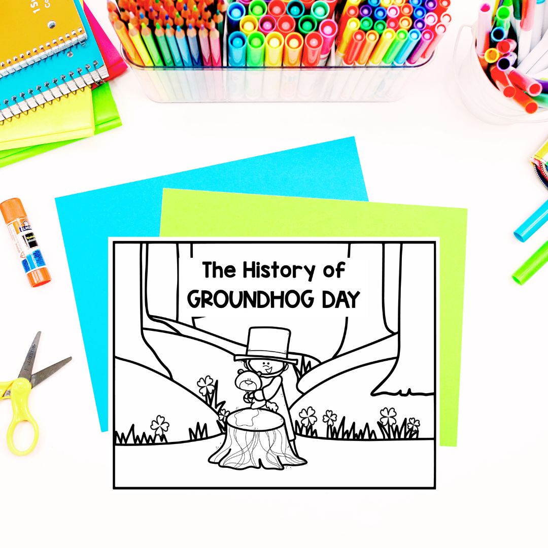 Groundhog Day Craft | Lap book | Groundhog Day Reading Comprehension