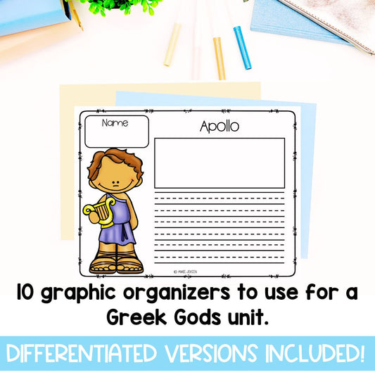 Greek Mythology Activities | Social Studies Bell Ringers | Apollo