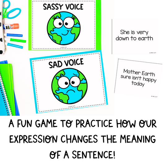 Earth Day Activity | Reading With Expression Game for Reading Comprehension
