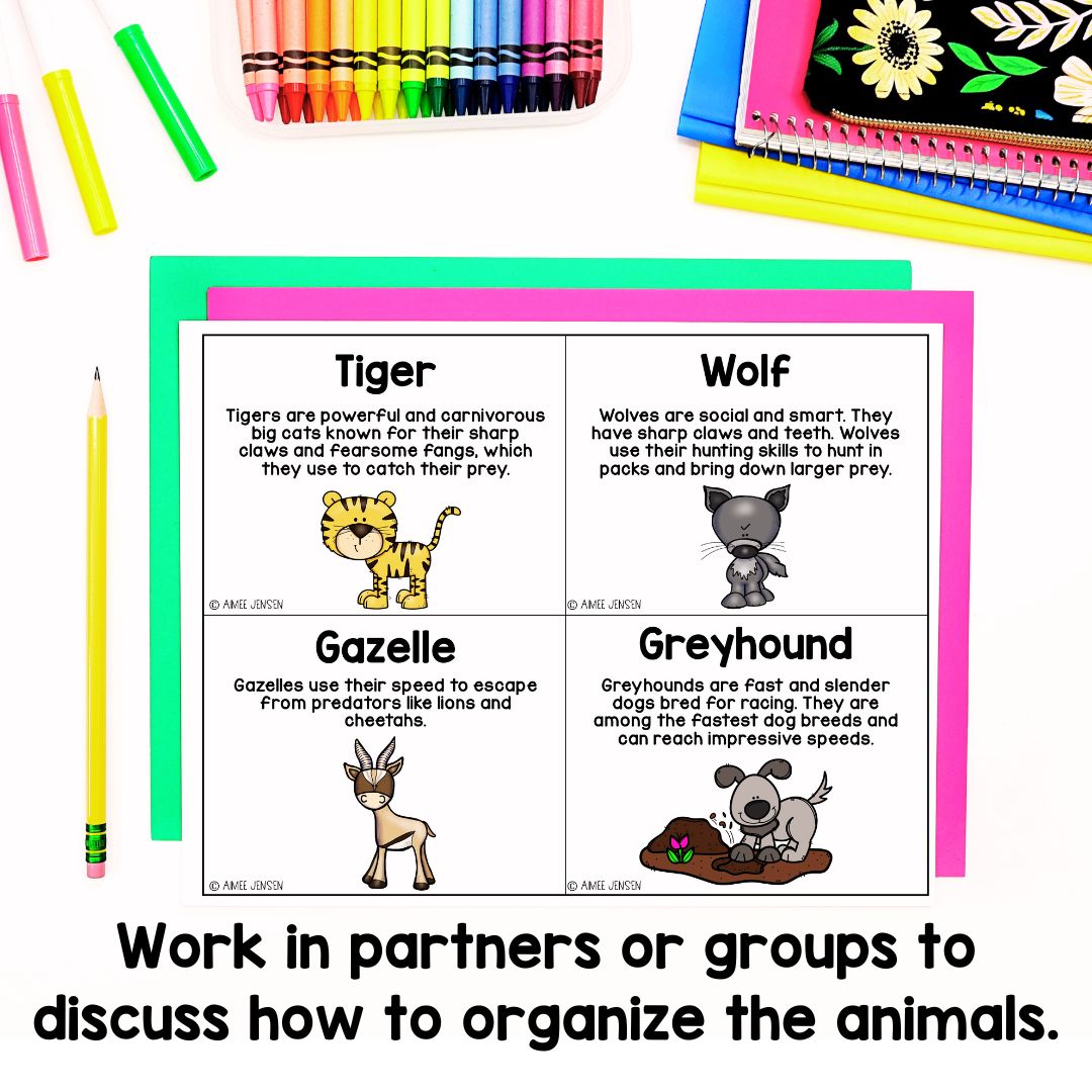Fun Science Activities | Animal Traits Matching Game