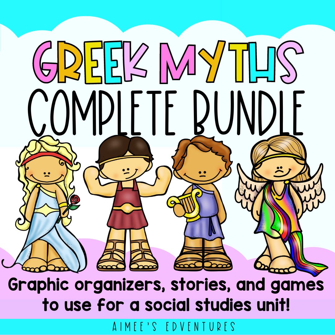 Greek Mythology Activities | Social Studies Bell Ringers | Psyche