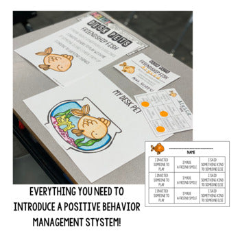 PBIS Pals | Classroom Decor Behavior Management System | Desk Pets | FREEBIE