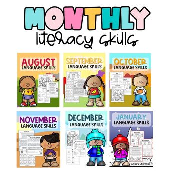 NO PREP 3rd Grade Literacy Worksheets FREEBIE Sampler