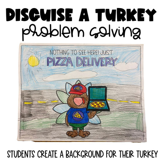 Language Arts | Disguise a Turkey Game | Thanksgiving Themed | Writing Activity