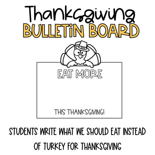 Classroom Decor | Thanksgiving Bulletin Board | Save the Turkeys