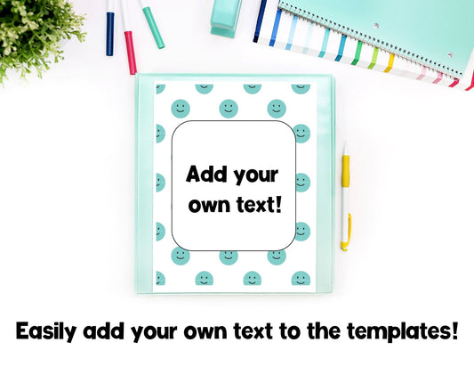 EDITABLE Teacher Binders | Bright Theme | Classroom Decor