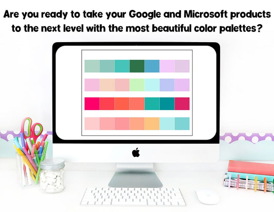 Color Palettes for Classroom Customization | Product Creation | Classroom Decor