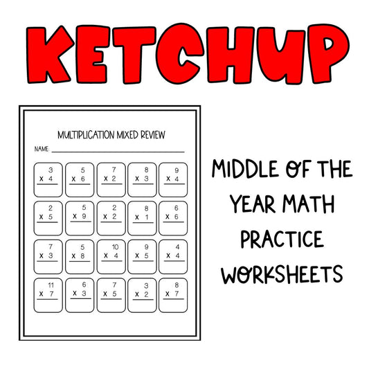 Third Grade Math Review | Multiplication Facts, Division, Borrowing | Assessment