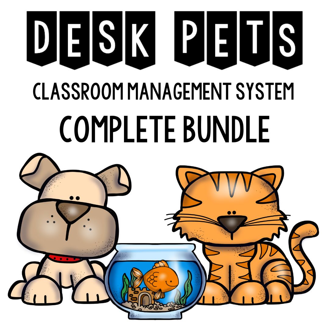 DESK PETS Classroom Management Kit | EDITABLE PowerPoint