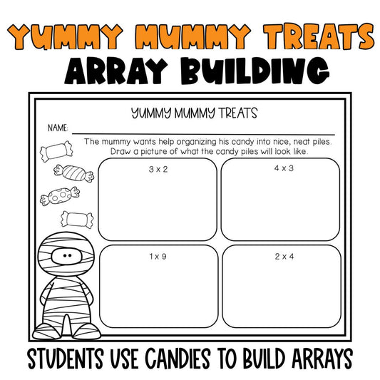 Halloween Theme | Math Game | NO PREP | Multiplication Worksheets