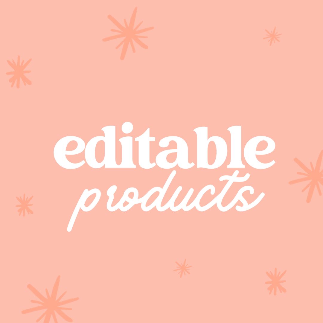 Editable Products