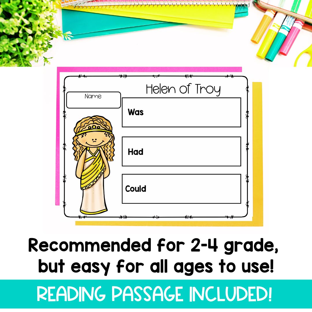 Greek Mythology Activities | Social Studies Bell Ringers | Greek Goddess BUNDLE