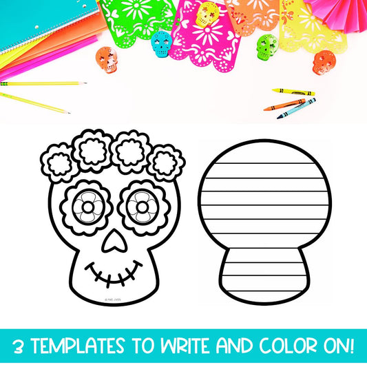 Dia De Los Muertos Craft | Hispanic Heritage Month | Fall Craft | FREEBIE