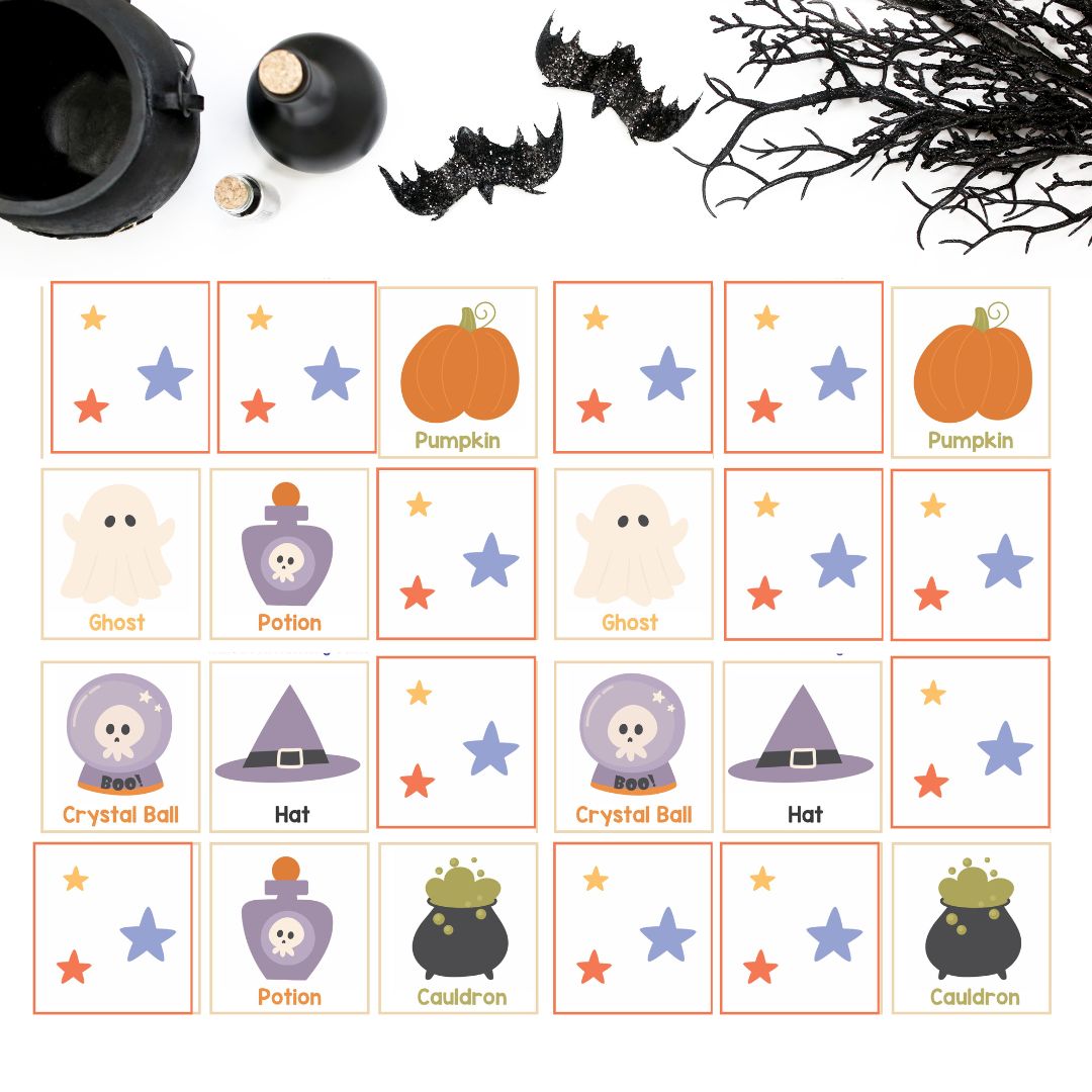 Halloween Activities | Matching Game | Preschool Halloween Activities