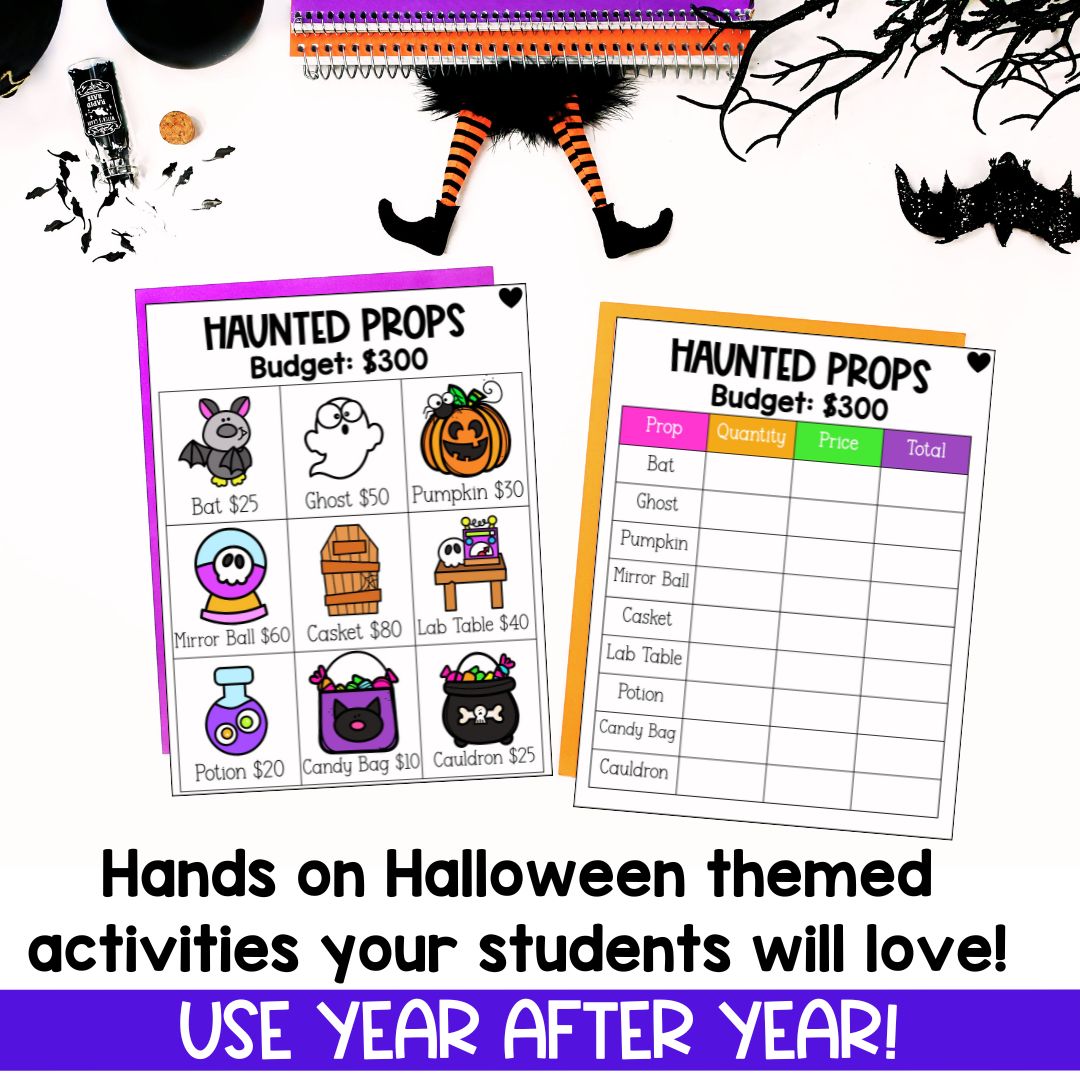 Project-Based Learning Math | Haunted House Activity | Halloween Math