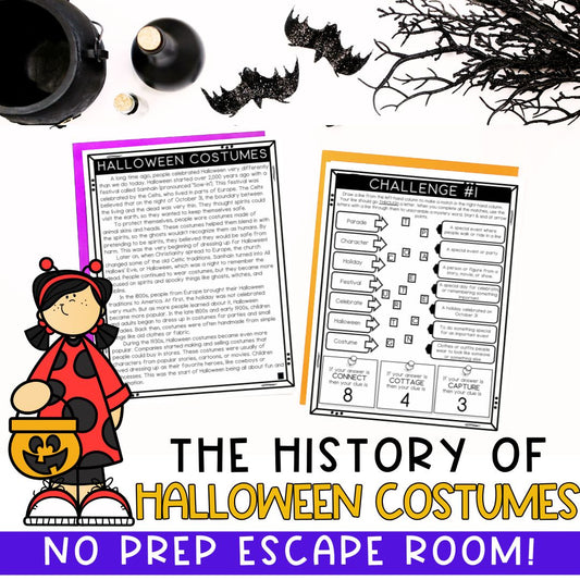 Halloween Escape Room | Trick or Treat | Reading Comprehension