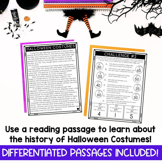 Halloween Escape Room | Trick or Treat | Reading Comprehension