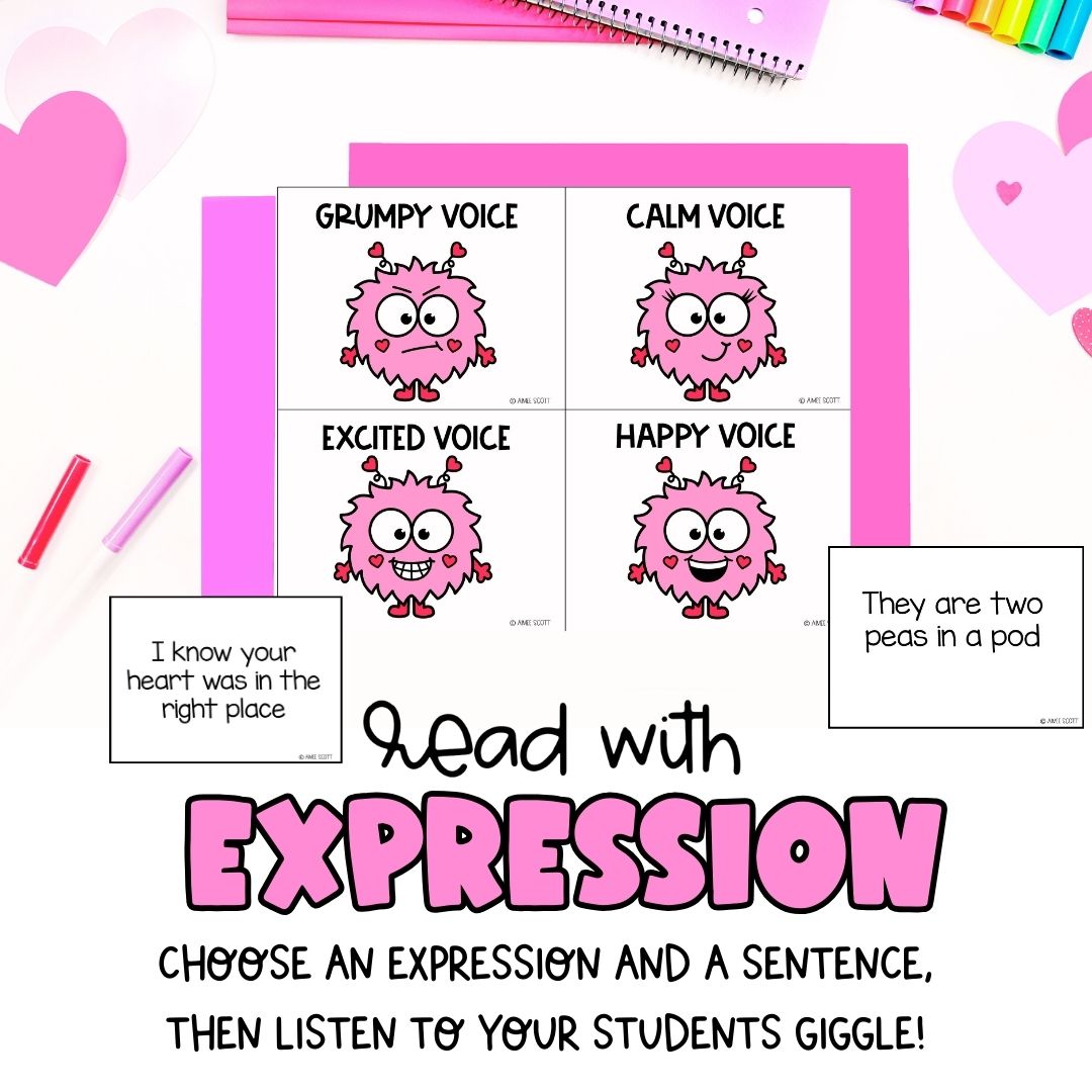 Valentine's Day | Reading With Expression Game | Reading Comprehension