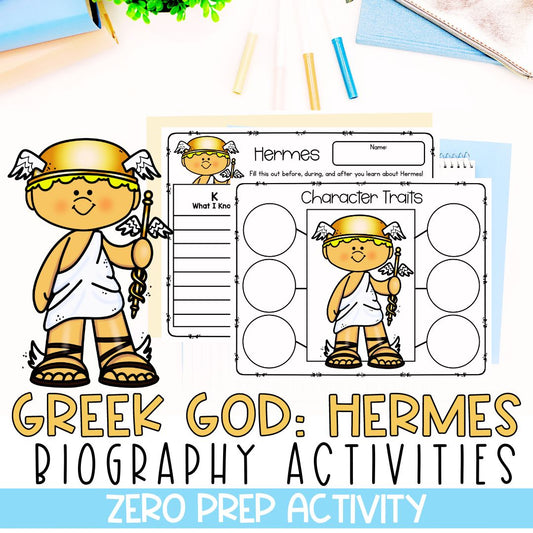 Greek Mythology Activities | Social Studies Bell Ringers | Hermes