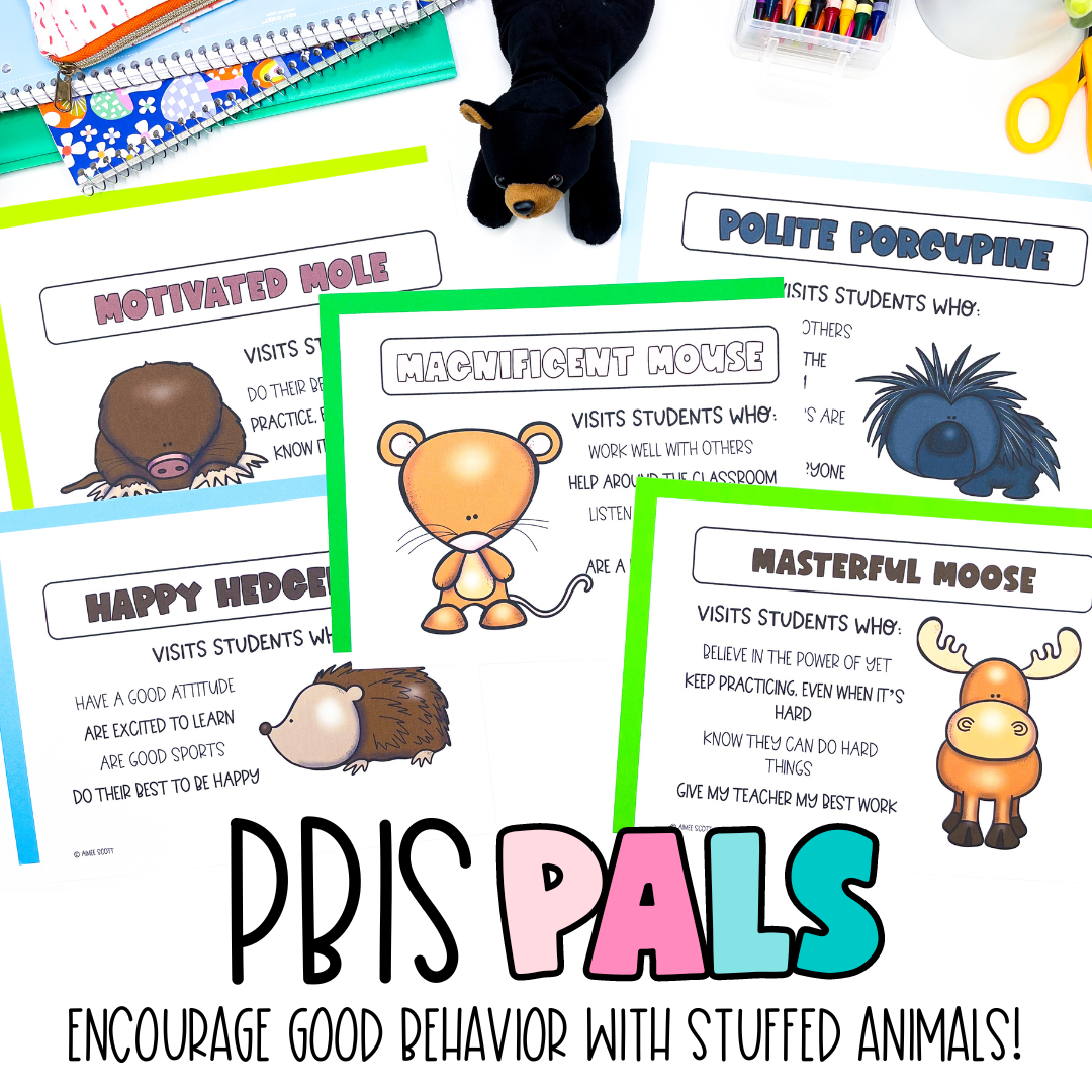 PBIS Pals | Classroom Decor Behavior Management System | Forest Animal Pack