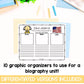 Founding Fathers Biographies | Biography Graphic Organizer | 4th of July | American History