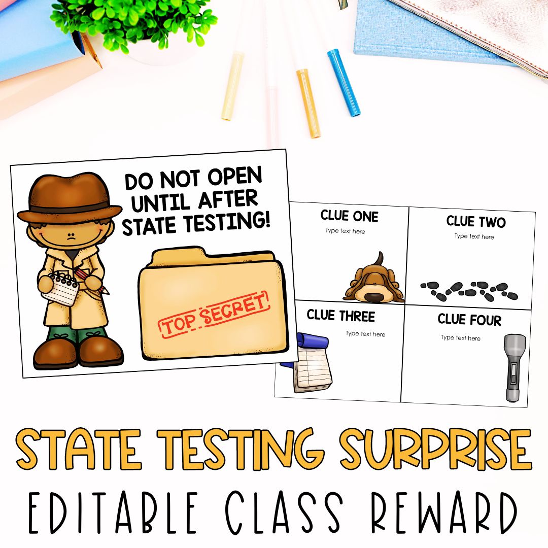 EDITABLE | After State Testing Activities | End of Year Game