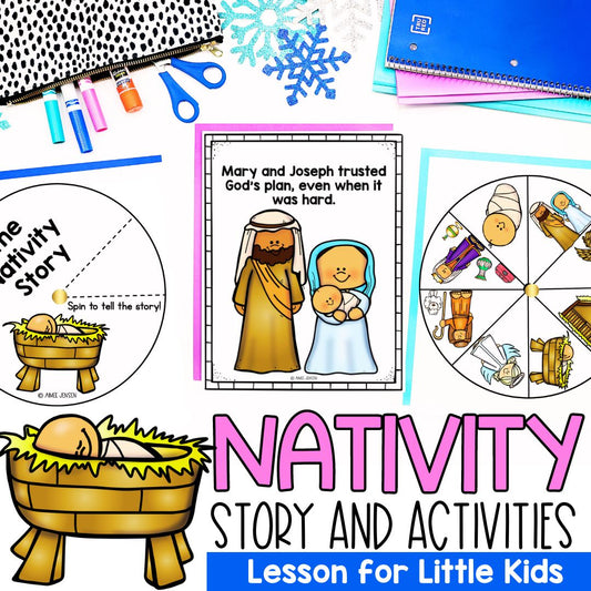 Sunday School Lessons | Nativity Crafts and Activities | Bible Study for Kids