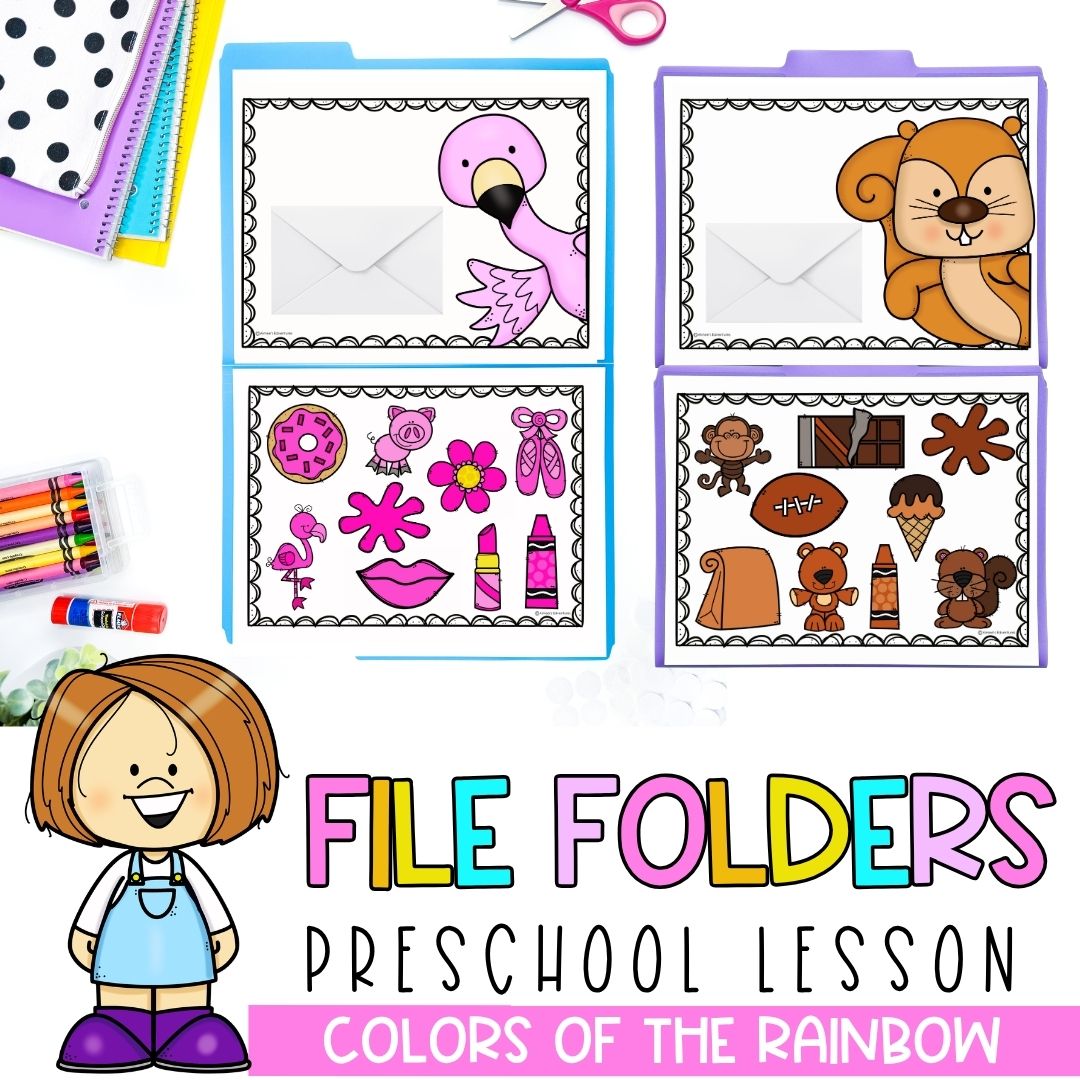 File Folder Games | Preschool Morning Work | Colors Preschool | Preschool File Folder Games