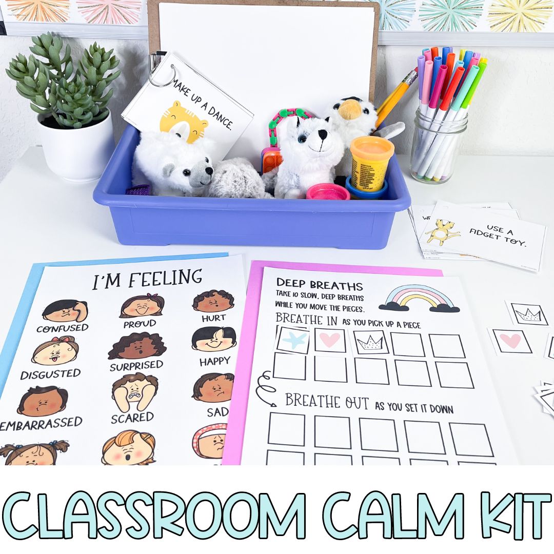 Classroom Decor | Mindfulness Posters and Regulation Cards BUNDLE