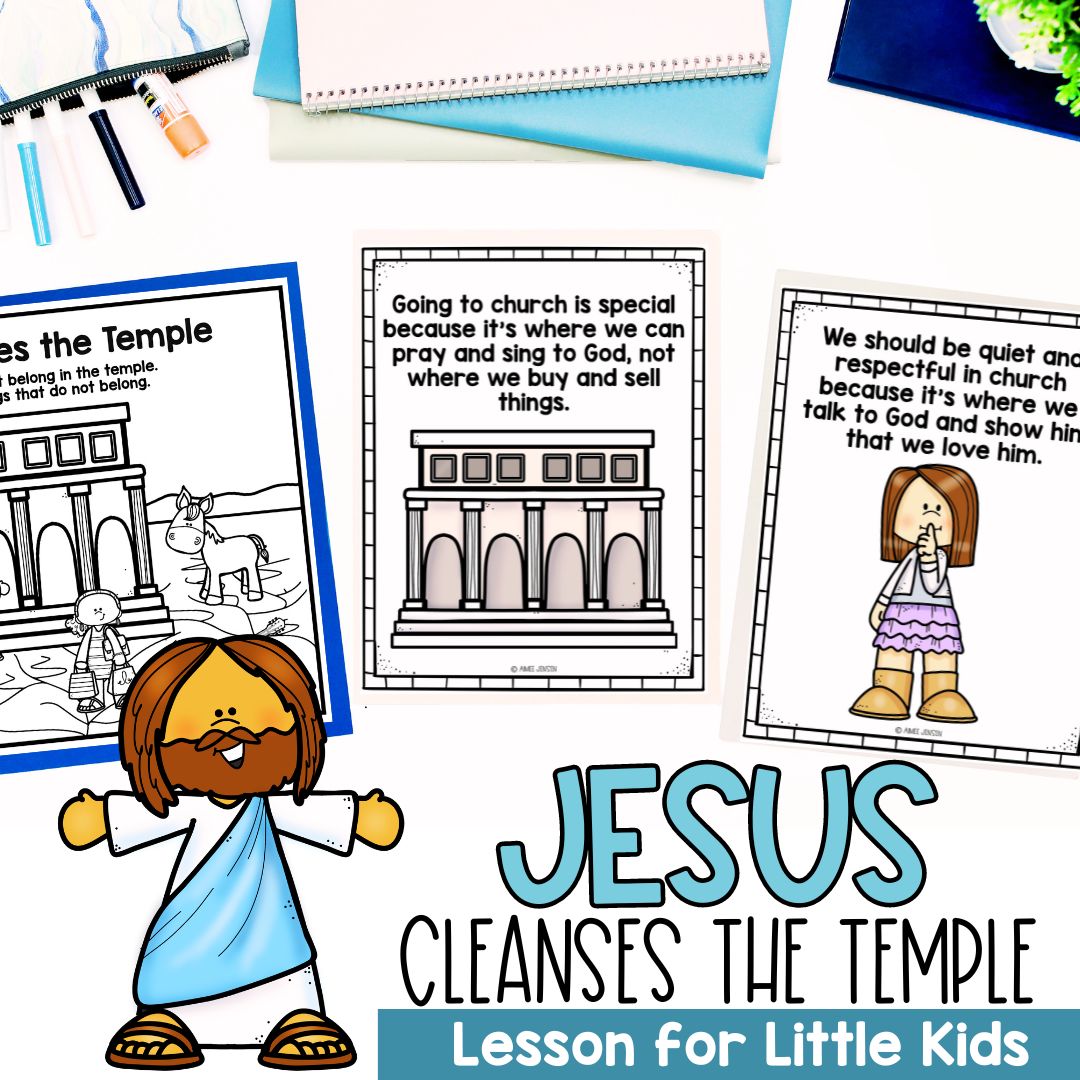 Sunday School Lessons | Jesus Crafts and Activities | Bible Study for Kids | Jesus Cleanses the Temple Lesson