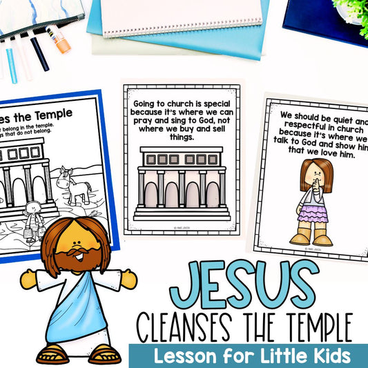 Sunday School Lessons | Jesus Crafts and Activities | Bible Study for Kids | Jesus Cleanses the Temple Lesson