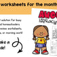 August NO PREP 3rd Grade Literacy Worksheets
